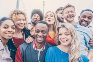 Diverse group of employees
